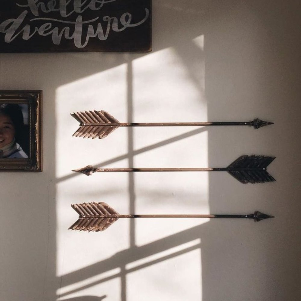 Rustic Metal Arrows Wall Art